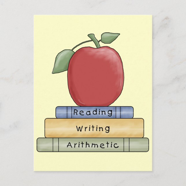 Schultage Postkarte (Vorderseite)