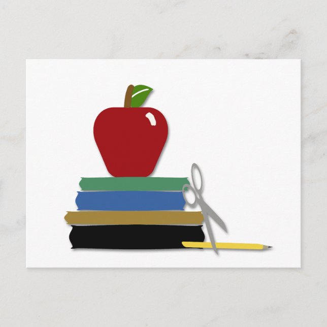 Schultage Postkarte (Vorderseite)