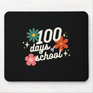 Schultage Retro Lehrer Kindergarten Mousepad