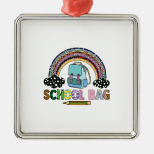 Schultaschen Lehrer Ornament Aus Metall