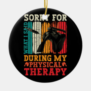 Schulter Operation Sorry, was ich sagte während de Keramik Ornament