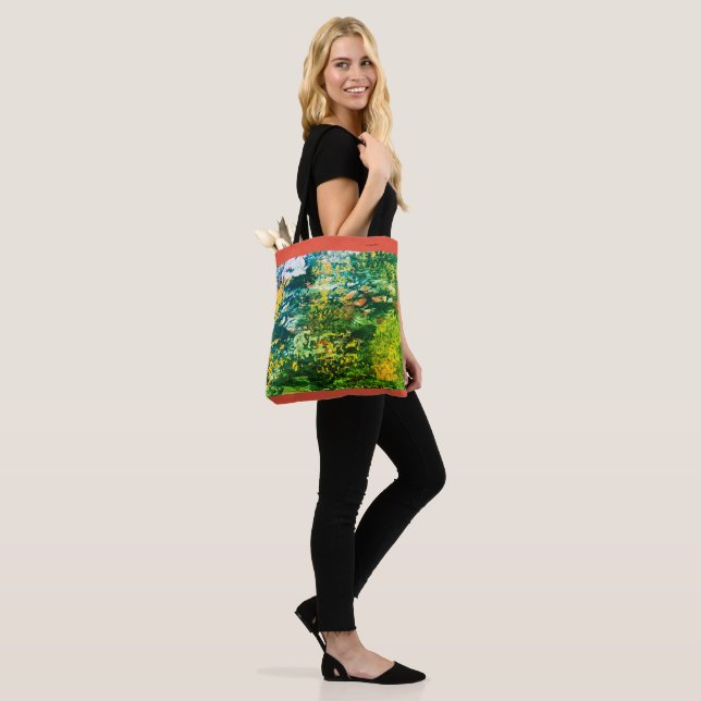 Schulter-Tasche "Grüne Wiese" (Am Model)
