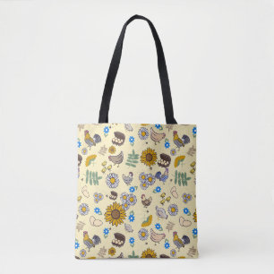 Schulter-Tasche in einem Hinterhof-Hühnerstall