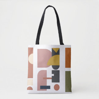 Schulter-Tote-Bag-Crossbody-Tasche mit geometrisch