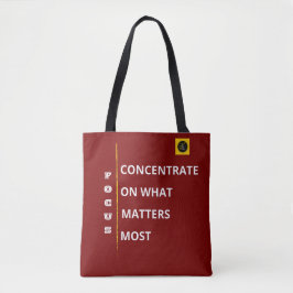 Schulter-Tote-Bag - Focus Vibe