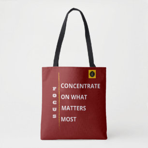Schulter-Tote-Bag - Focus Vibe