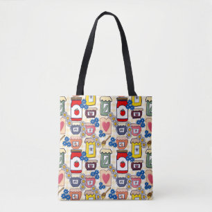 Schulter-Tote-Tasche auf Bauernmarkt-Marmeladenses