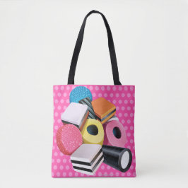 Schultertasche. Candy Allsorts kaskadierte Pinks