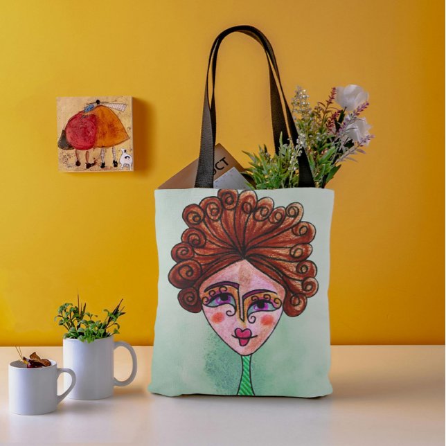 Schultertasche (Whimsical Woman - 01) (Von Creator hochgeladen)