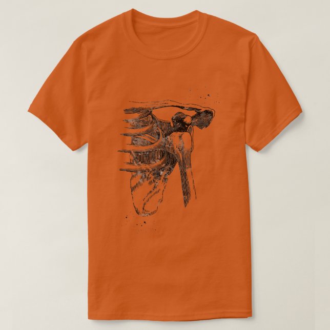 Schulterverlagerung T-Shirt (Design vorne)