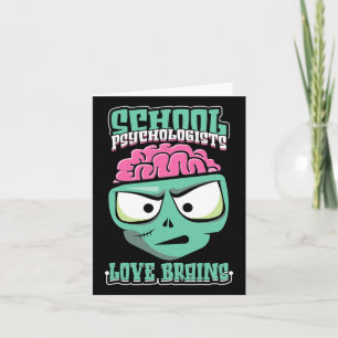 Schultherapeut Psychologe Zurück zur Schule Psycho Karte