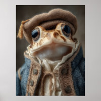Schultoad in Vintager Kleidung