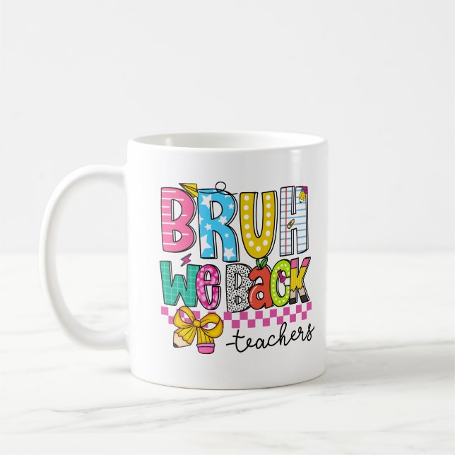 Schultüte für Lehrer mit süßem Design Kaffeetasse (Links)
