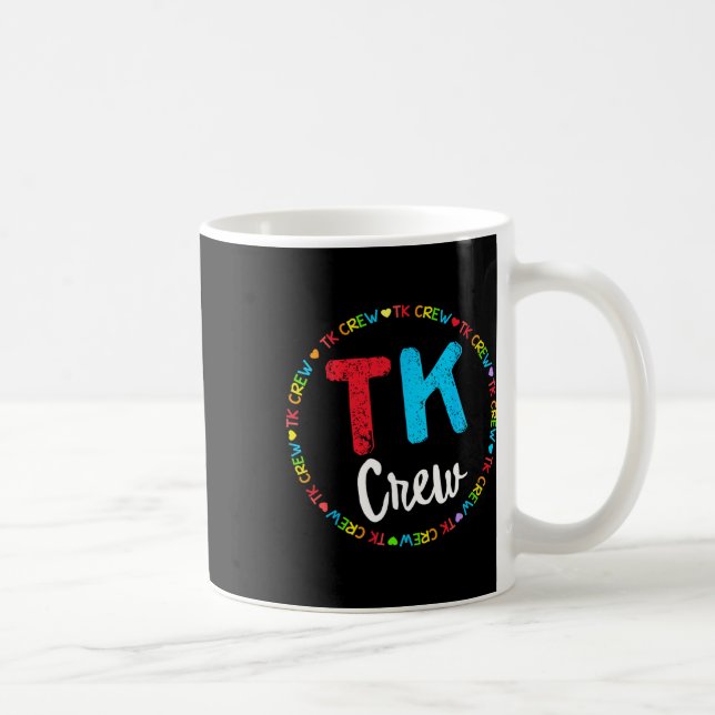 Schulübergang Kindergarten Team Crew Kaffeetasse (Rechts)