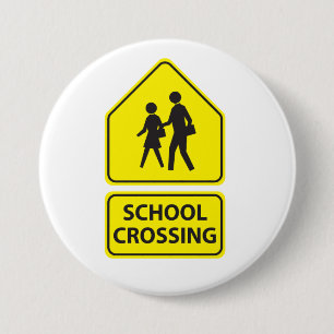 Schulübergangs-Signal-Knopf Button