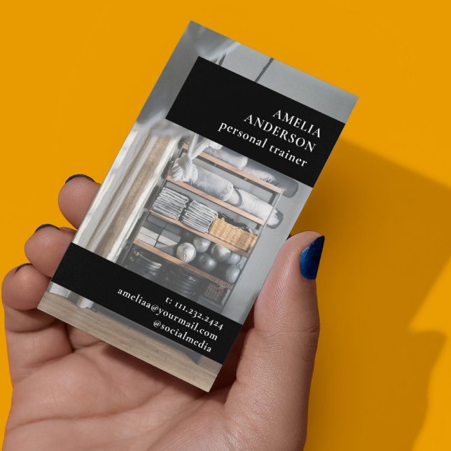 Schulung für Personal Trainer Fitness Coach Workou Visitenkarte (Von Creator hochgeladen)