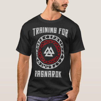 Schulung für Ragnarok Viking Fitness Bodybuilding T-Shirt
