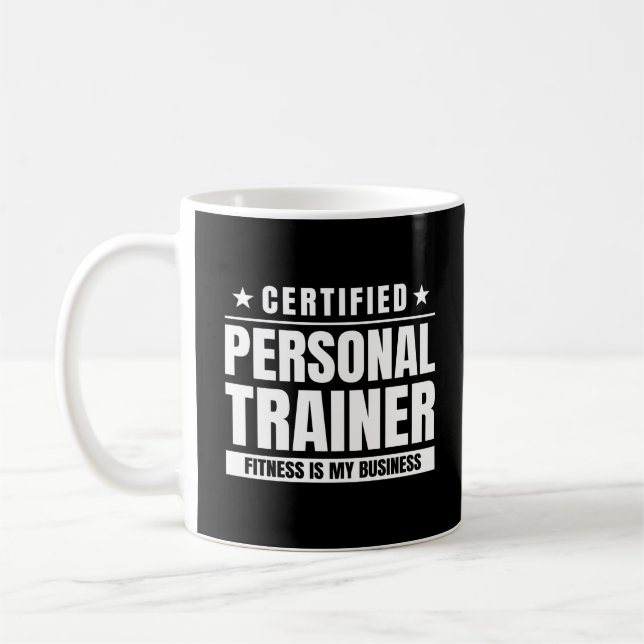 Schulung für zertifizierte Personal Trainer Gym Qu Kaffeetasse (Links)