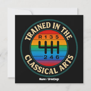Schulung in der manuellen Übertragung der klassisc Einladung