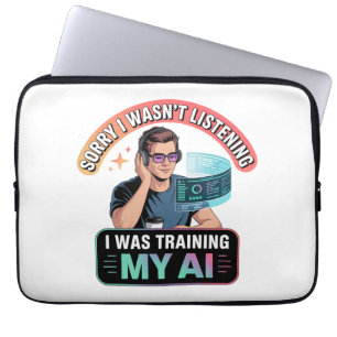 Schulung meines künstlerischen KI-Zitats Laptopschutzhülle