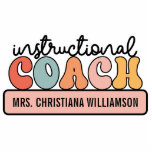 Schulungslehrer Retro<br><div class="desc">Personalisierte Geschenke für Lehrer und Lehrer. Dieses individuell anpassbare Design ist ein großes Dankeschön an Instructional Coaches!</div>