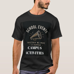 🎓 Schulveranstaltungen Freiwilligenteam Typografi T-Shirt