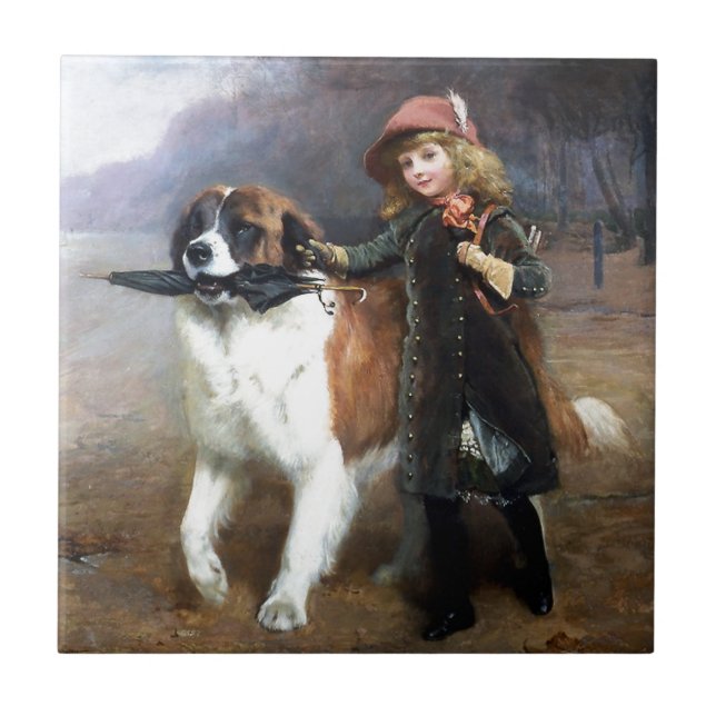 Schulweg Fliese (Vorderseite)