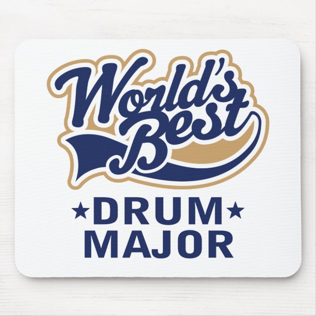 Schulweltbester Tambourmajor Geschenk Mousepad (Vorne)