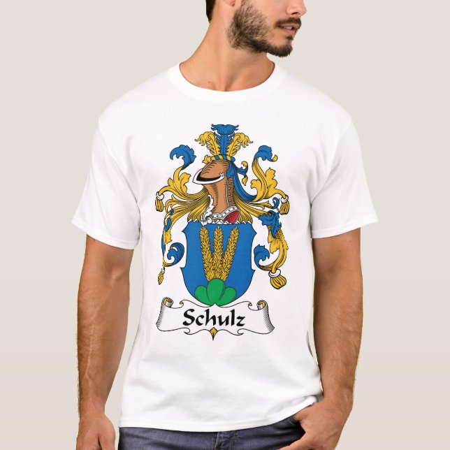 Schulz Familienwappen T-Shirt (Vorderseite)