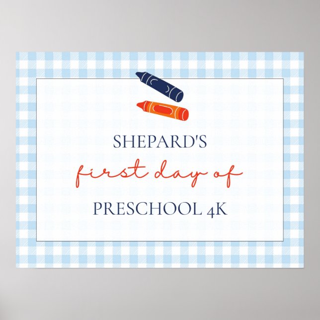 Schulzeichen Poster (Vorne)