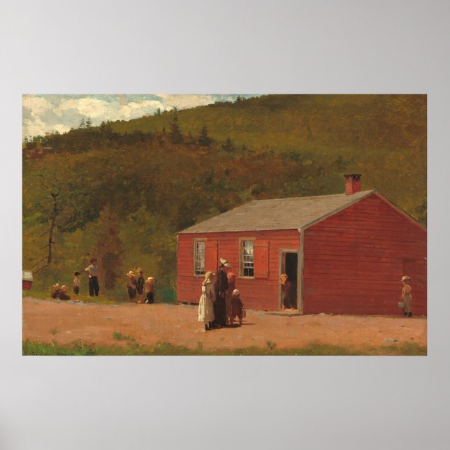 Schulzeit - Winslow Homer Fine Art Poster (Vorne)