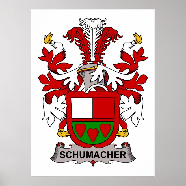 Schumacher Familienwappen Poster (Vorne)