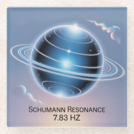 Schumann-Resonanz 7,83 Hz Glasuntersetzer