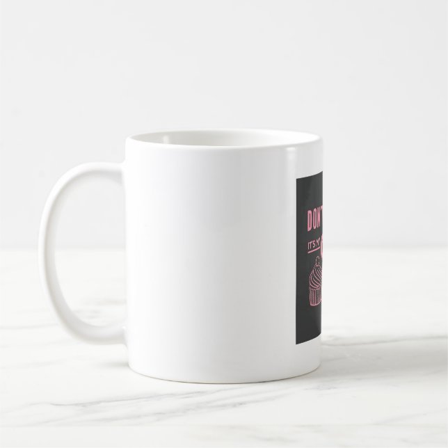 Schummeltag mit Cupcake Pink Kaffeetasse (Links)