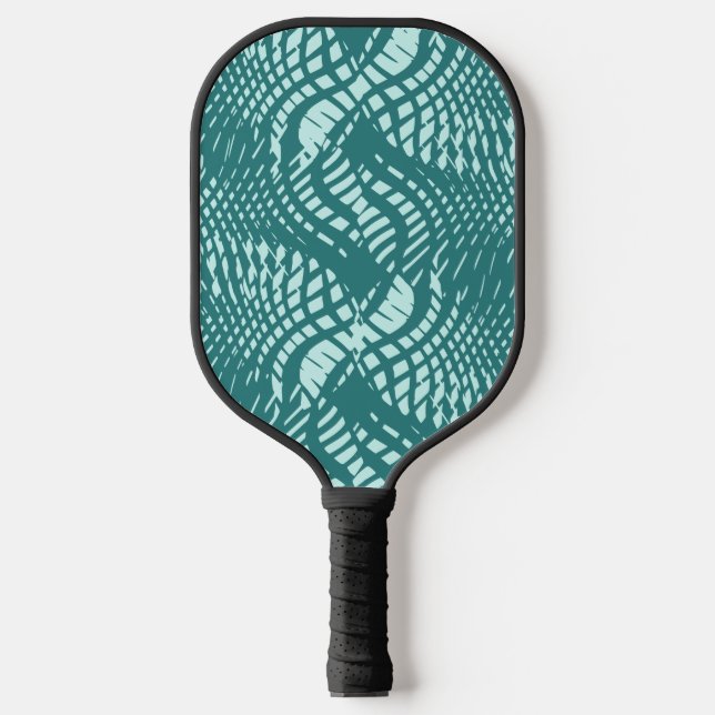 Schuppen - Eis Teal Pickleball Schläger (Vorderseite)