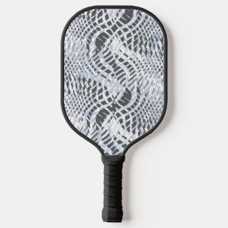 Schuppen - Stahl + Blau Pickleball Schläger
