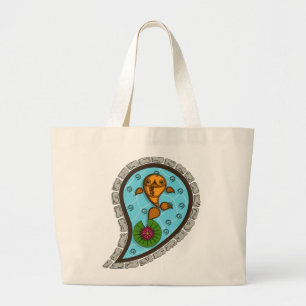 Schuppen-Tasche Jumbo Stoffbeutel
