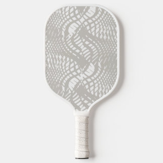 Schuppen - Weiß Taupe Pickleball Schläger
