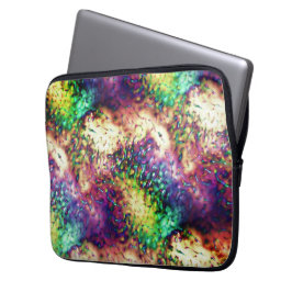 Schuppenfarbene Waagen oder Wassertropfen Laptopschutzhülle