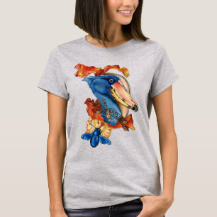 Schuppenflechte, Libelle und Blume T-Shirt