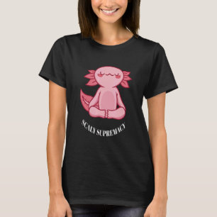 Schuppige Überlegenheit Süße Lustige Yoga-Drachen- T-Shirt