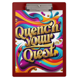 "Schüren Sie Ihr Ziel" Klemmbrett