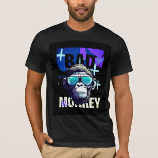 Schurke-Affe-Sonnenbrille-Streetwear-Grafik T-Shirt