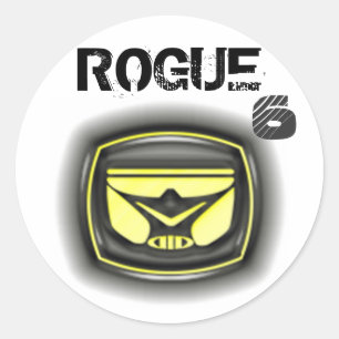 Schurken- Hauptaufkleber Runder Aufkleber