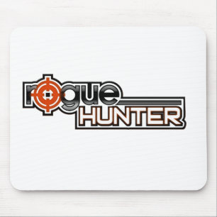 Schurken- Jäger-Mausunterlage (Logo) Mousepad