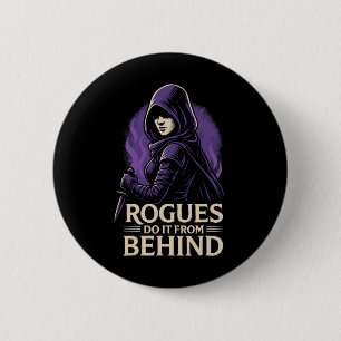 Schurken machen es von hinten Lustiges Rpg-Tableto Button