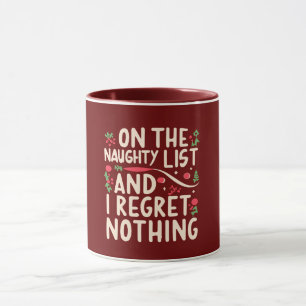 Schurkenliste Und Bereue Nichts Weihnachten Kinder Tasse