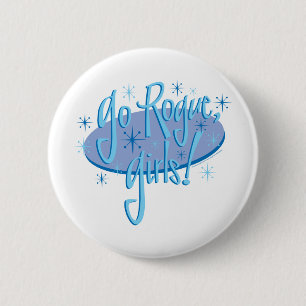 Schurkenmädchen Button
