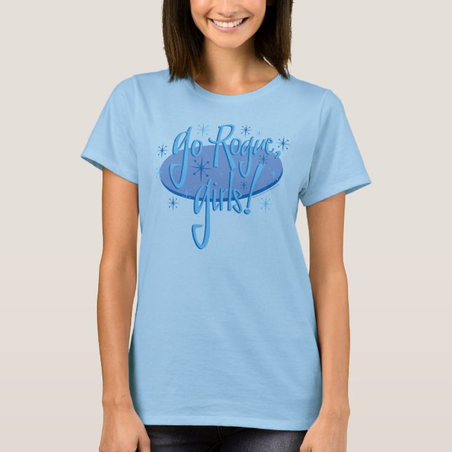 Schurkenmädchen T-Shirt (Vorderseite)