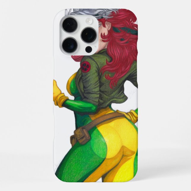 Schurkin iPhone Hülle (Rückseite)
